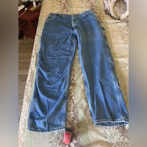 Carhartt flannel lined dungrees